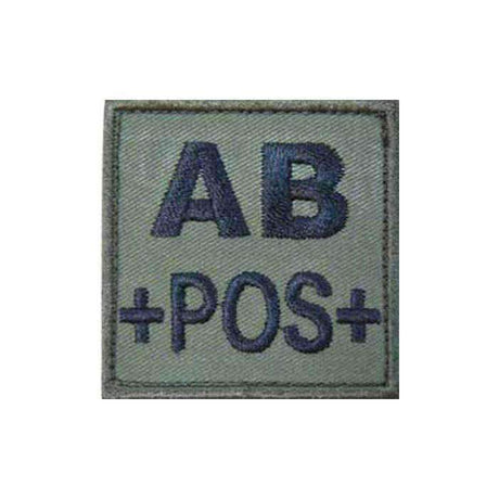 Patch groupe sanguin basse visibilité Tissu