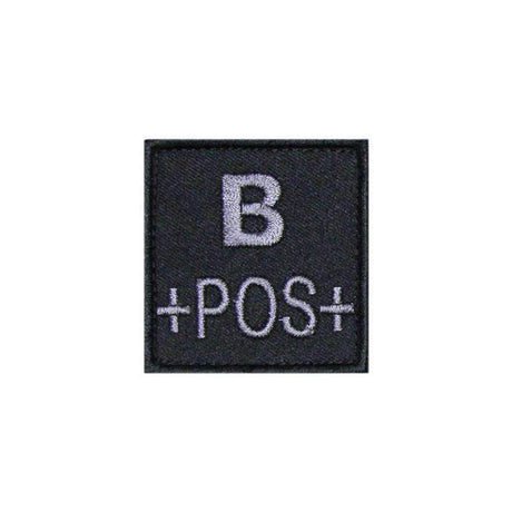Patch groupe sanguin basse visibilité Tissu