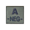 Patch groupe sanguin basse visibilité Tissu