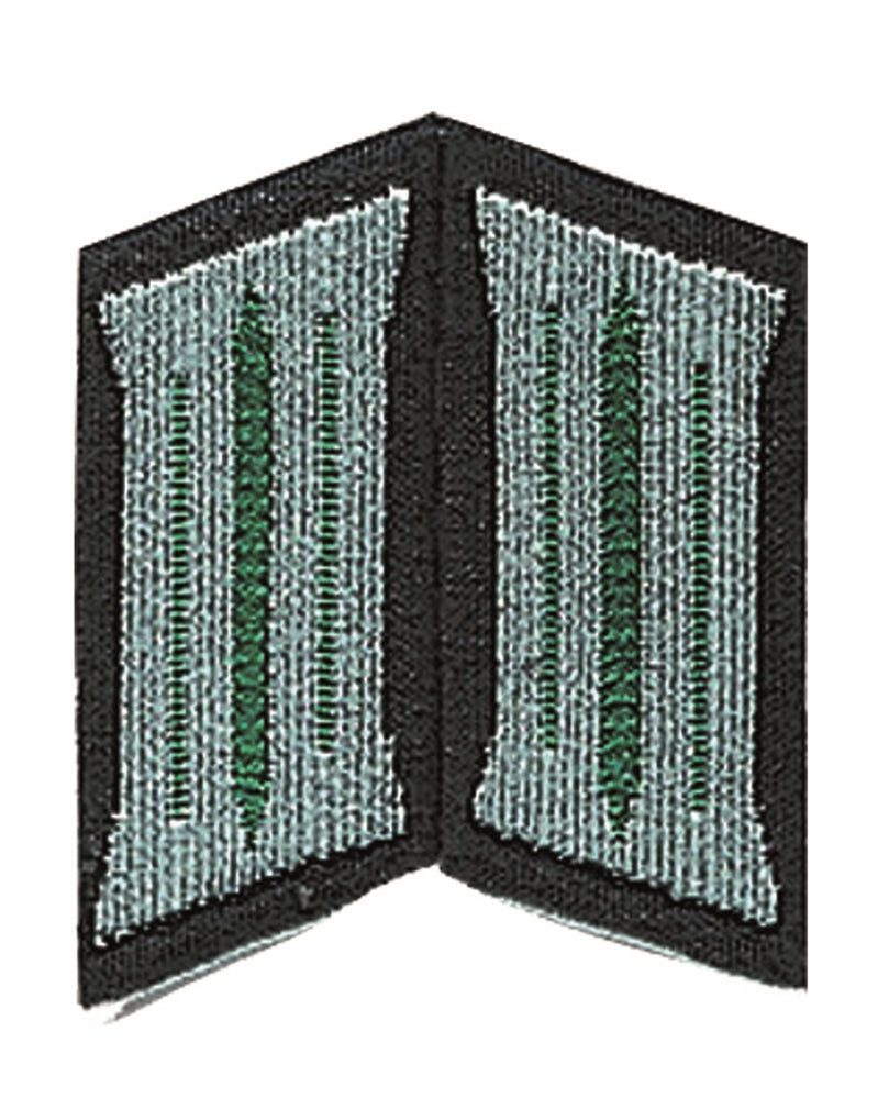Patte de col de soldat des forces terrestres est-allemandes, stock ancien, lot de 10