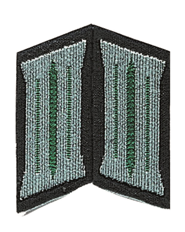 Patte de col de soldat des forces terrestres est-allemandes, stock ancien, lot de 10