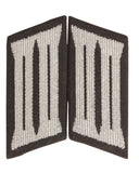 Patte de col de soldat est-allemand, forces terrestres, stock de réserve, lot de 10