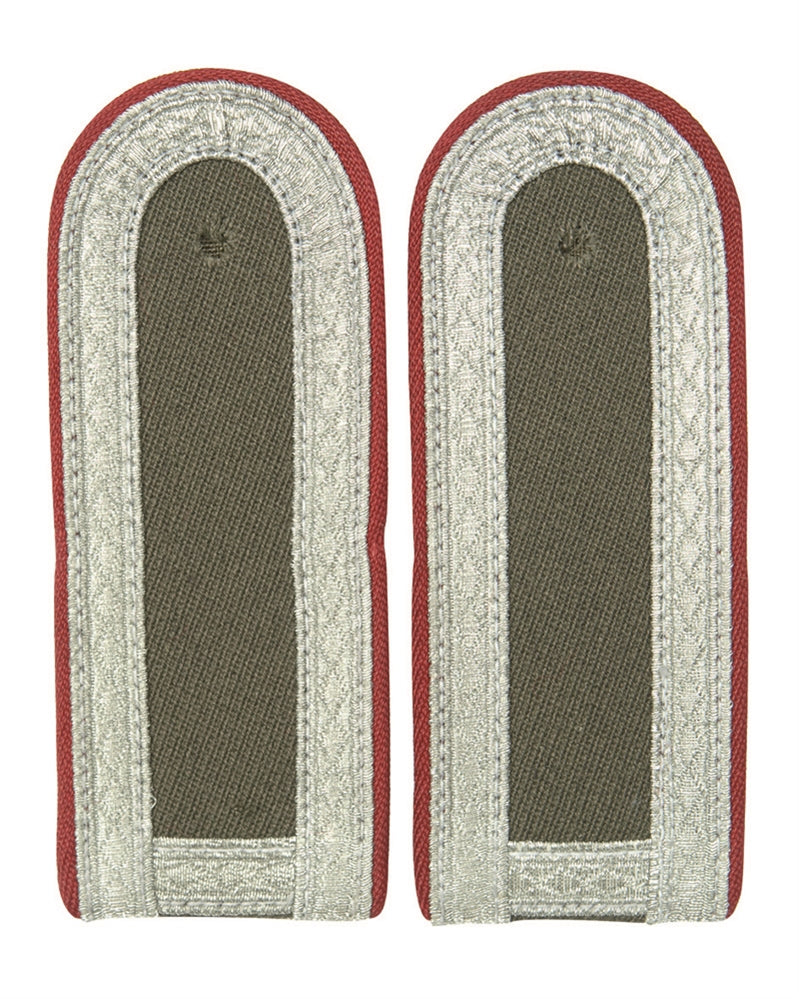 Pattes d'épaule de Feldwebel de l'armée est-allemande, passepoil d'arme, lot de 10