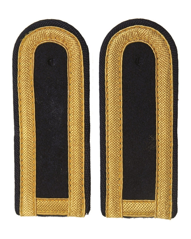 Pattes d'épaule de la marine est-allemande, grade de Meister, stock ancien