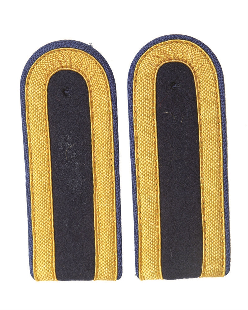 Pattes d'épaule de la marine est-allemande, grade de maat, fonds de stock, lot de 10