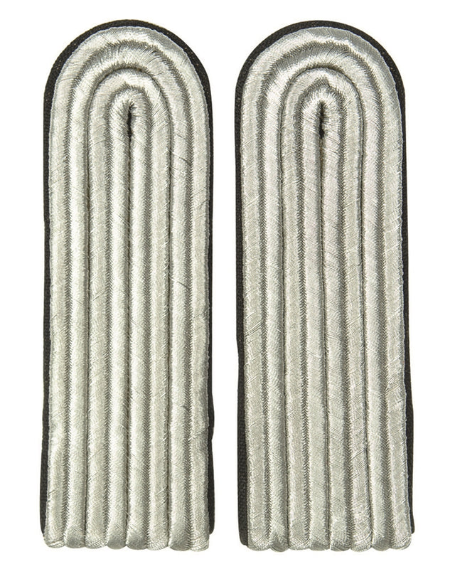 Pattes d'épaule d'officier est-allemand, tresse et passepoil, stock ancien, lot de 10