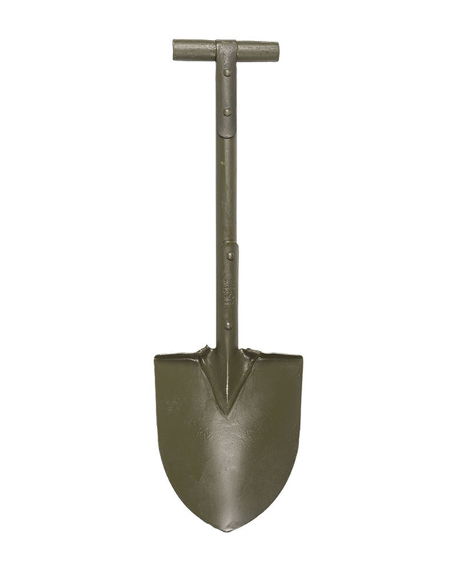 Pelle type US M1910 Mil-Tec à poignée en T, acier au carbone, 57,5 cm, 800 g