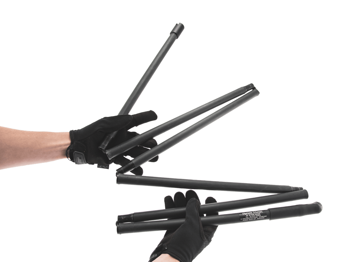 Perche pliante compacte Olympia Triumph aluminium 2,20 à 5 m repliée à 40 cm