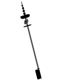 Perche télescopique Olympia Triumph carbone 15 m motorisée configuration plongée