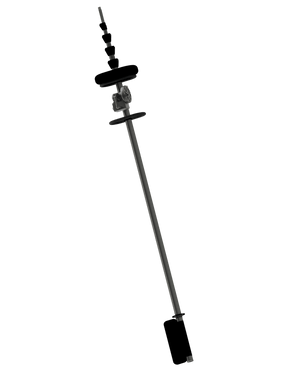 Perche télescopique Olympia Triumph carbone 15 m motorisée configuration plongée