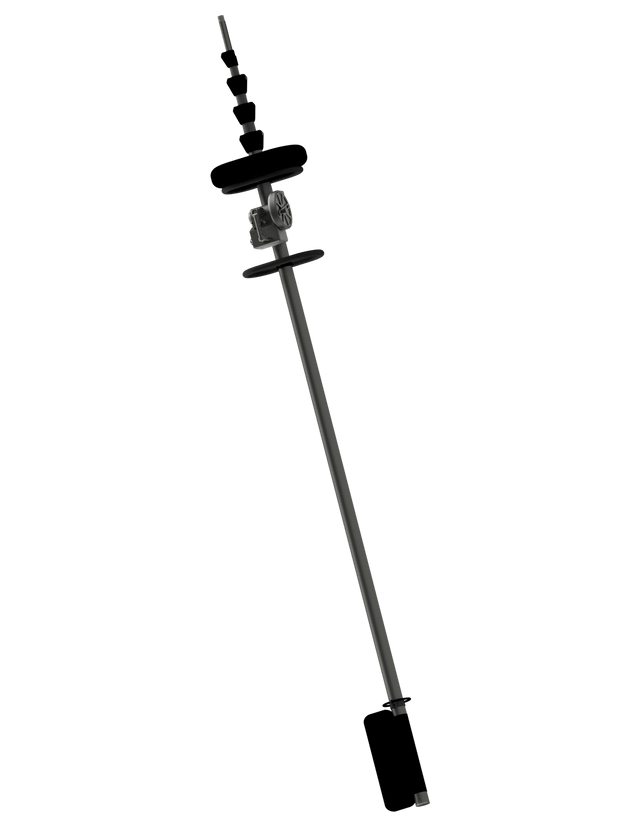 Perche télescopique Olympia Triumph carbone 15 m motorisée configuration plongée