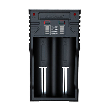 Pile Klarus Chargeur double K2 deux baies pour accumulateurs 18650, 16340 et 14500