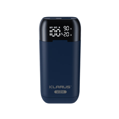 Pile Klarus Chargeur double K2A deux baies pour accumulateurs 21700, 20700 et 18650