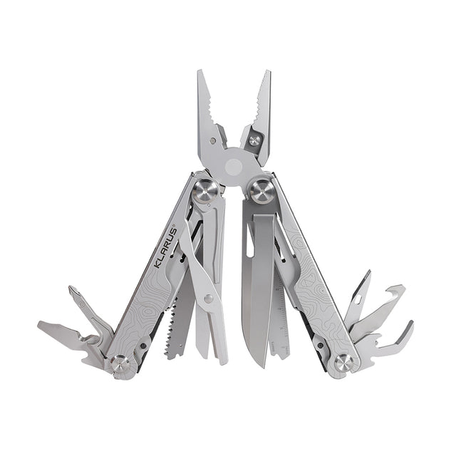 Pince multifonctions Klarus MT07 20 outils 280 g (sans étui) en acier inoxydable 50Cr15MoV