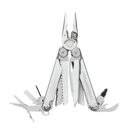 Pince multifonctions Leatherman Wave Plus 18 outils, deux lames 420HC accessibles