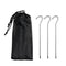Piquets de tente Mil-Tec en aluminium 18 cm diamètre 6 mm lot de 10 avec sac de transport
