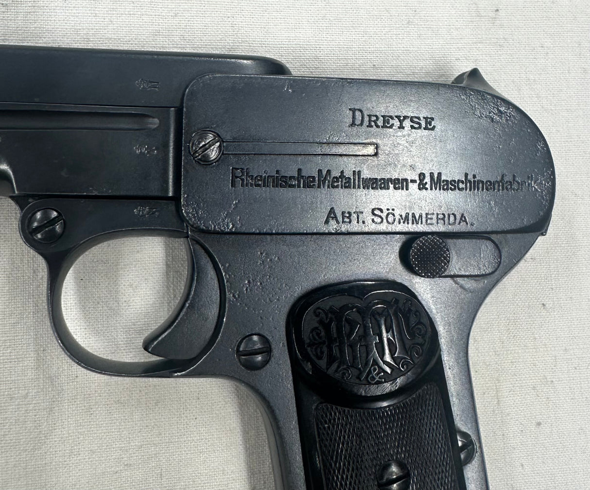 Pistolet Dreyse 7.65 Semi-Automatique 1907 ALCX