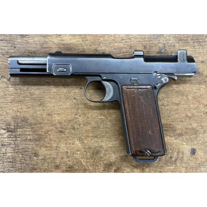 Pistolet Steyr Hahn 1912 réglementaire chilien ALCX