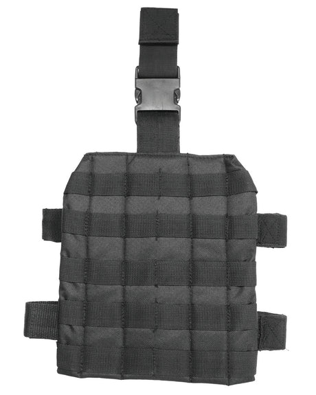 Plaque de cuisse Mil-Tec MOLLE 25 x 22 cm en polyester enduit avec sangles antiglisse