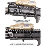 Plaque de montage M-LOK Magpul pour interrupteur Surefire ST en polymère