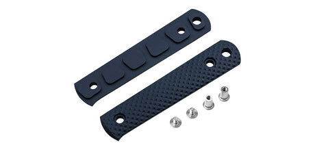 Plaquettes de manche Boker BFF Packlite en Richlite 8,4 cm texture pyramidale
