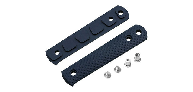 Plaquettes de manche Boker BFF Packlite en Richlite 8,4 cm texture pyramidale