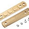 Plaquettes de manche Boker BFF Packlite en laiton massif texture pyramidale