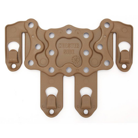 Plateforme d'adaptation ambidextre Blackhawk Strike / MOLLE pour holster et étuis Blackhawk