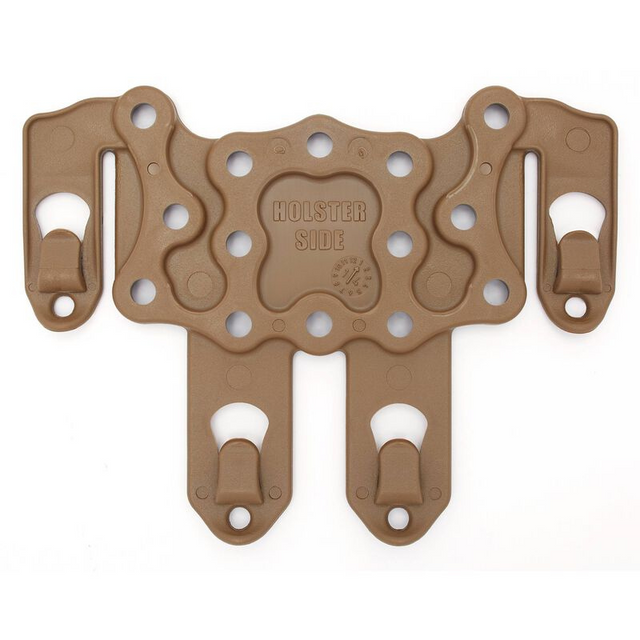 Plateforme d'adaptation ambidextre Blackhawk Strike / MOLLE pour holster et étuis Blackhawk