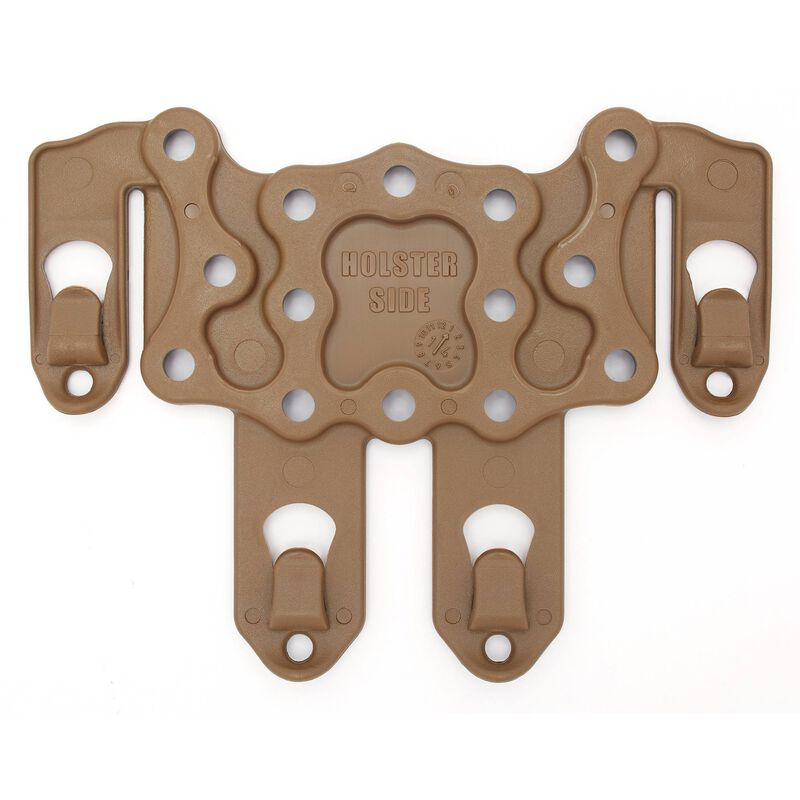 Plateforme d'adaptation ambidextre Blackhawk Strike / MOLLE pour holster et étuis Blackhawk