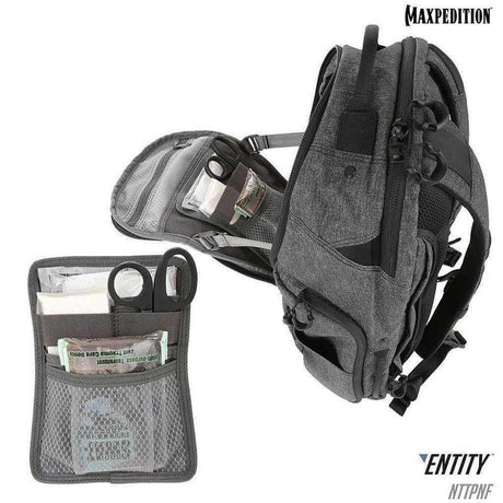 Pochette EDC ENTITY LOW PROFILE HOOK / LOOP Maxpedition - Gris - Welkit.com