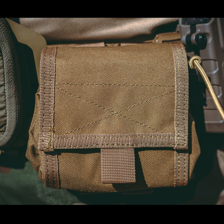 Poche de délestage vide-chargeur MOLLE polyester 600D 20 cm repliable