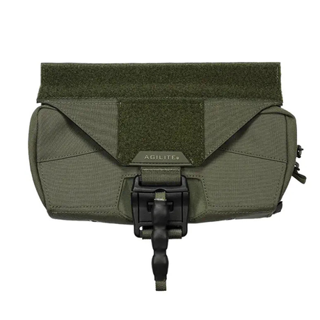 Poche dorsale Agilite Rear Hanger 25 x 10,7 x 4,5 cm à dégagement rapide, 2 inserts