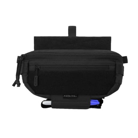 Poche ventrale Agilite Six Pack 1,8 L de 155 g convertible en banane, ouverture avant