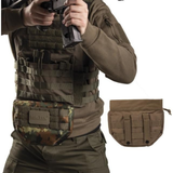 Poche ventrale Mil-Tec Drop Down MOLLE polyester enduit PVC 23 × 4,5 × 16 cm