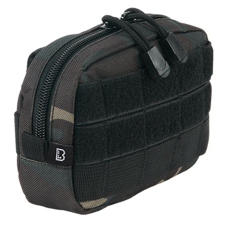 Pochette Brandit MOLLE Compact à glissière poche filet intérieure 11 x 15,5 x 4 cm