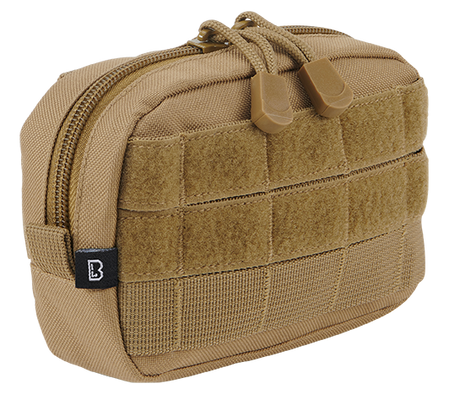 Pochette Brandit MOLLE Compact à glissière poche filet intérieure 11 x 15,5 x 4 cm