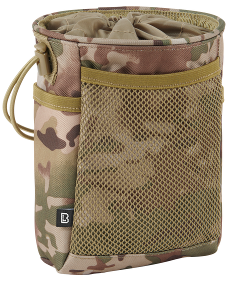 Pochette Brandit MOLLE Tactical 2,5 L collerette à cordon et deux poches latérales