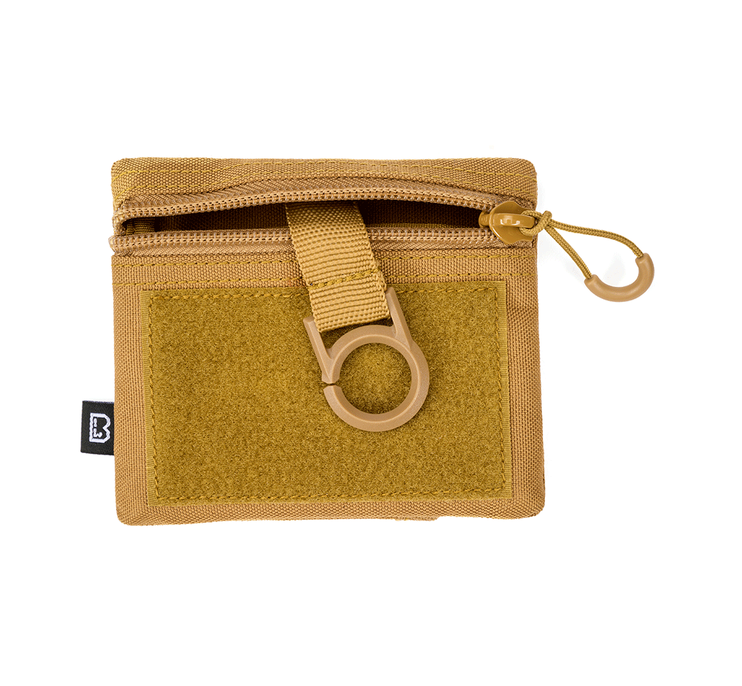 Pochette Brandit Mini EDC polyester 600D anneau porte-clés intégré 12 x 10 cm 32 g