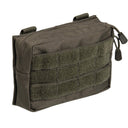 Pochette Mil-Tec Belt MOLLE Small polyester Oxford enduit PVC 17 × 5 × 12 cm avec œillet de drainage