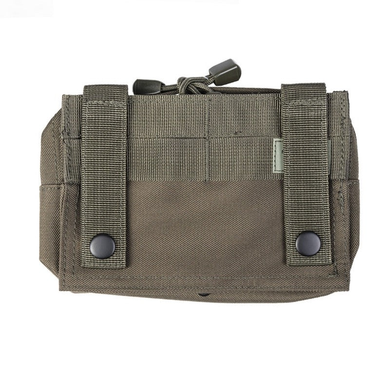 Pochette Mil-Tec Belt MOLLE Small polyester Oxford enduit PVC 17 × 5 × 12 cm avec œillet de drainage