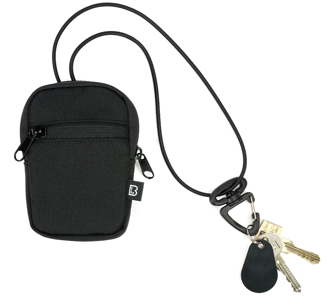 Pochette-clés Brandit polyester 600D sangle élastique à mousqueton passants PALS