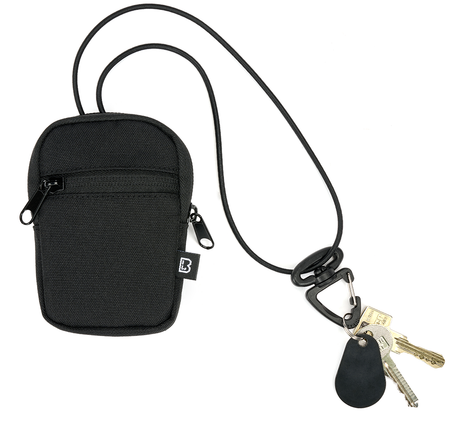 Pochette-clés Brandit polyester 600D sangle élastique à mousqueton passants PALS