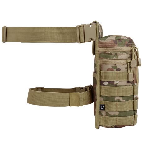 Pochette de cuisse Brandit Side Kick MOLLE 3,5 L compartiment principal à glissière
