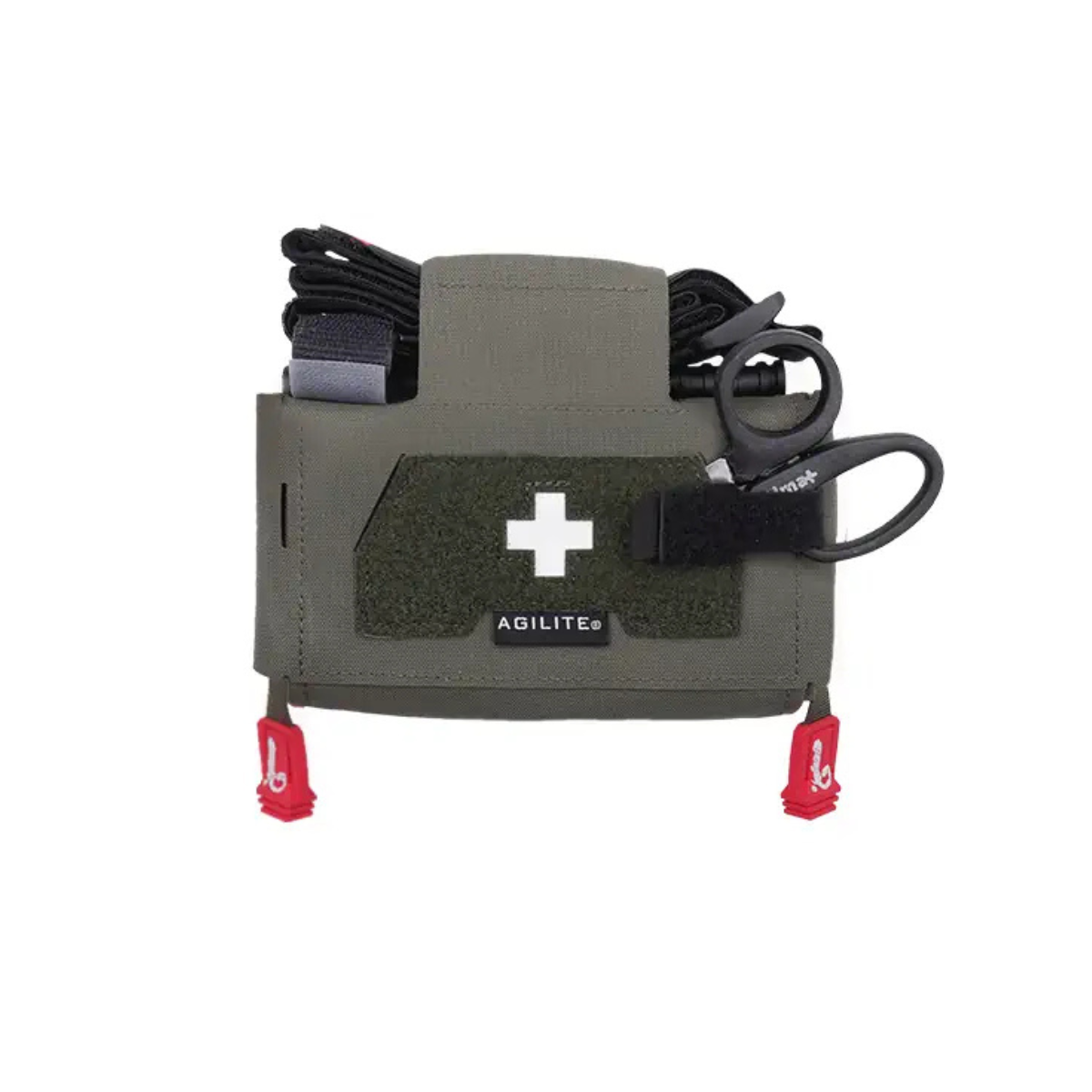 Pochette de premiers secours Agilite MD2 IFAK vendue vide à ouverture ambidextre
