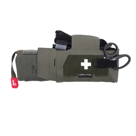 Pochette de premiers secours Agilite MD2 IFAK vendue vide à ouverture ambidextre