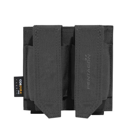 Pochette double Pentagon FB en nylon 500D 13,5 x 12 x 4,5 cm à accès rapide
