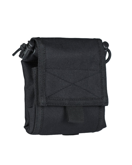 Pochette fourre-tout pliable Mil-Tec en polyester format replié 11 x 4 x 13 cm MOLLE