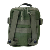 Pochette médicale Ares MOLLE détachable à ouverture complète et compartiments élastiques