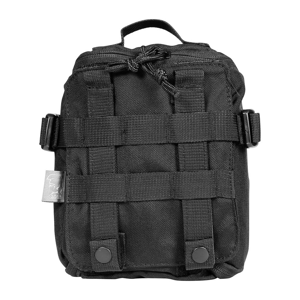 Pochette médicale Ares MOLLE détachable à ouverture complète et compartiments élastiques
